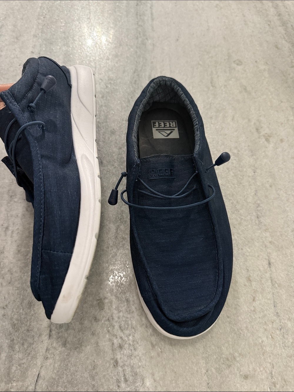 Reef Men's Navy Slip-On Lightweight Casual Loafers